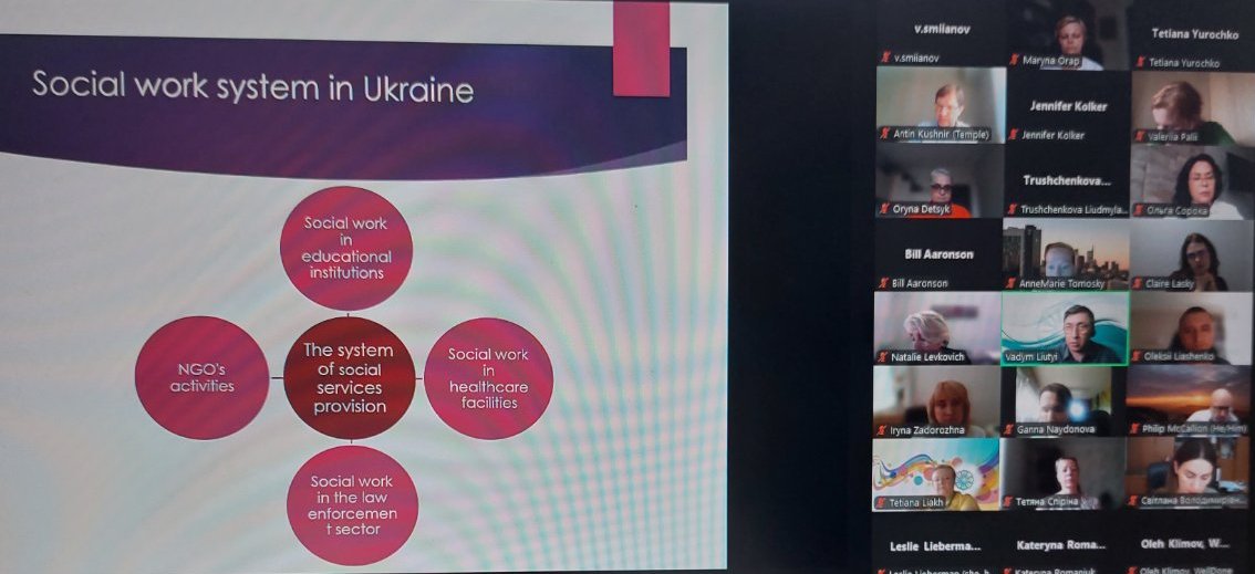 Колегам із США цікаво і корисно дізнатись, як побудована система фахової підготовки соціальних працівників в Україні